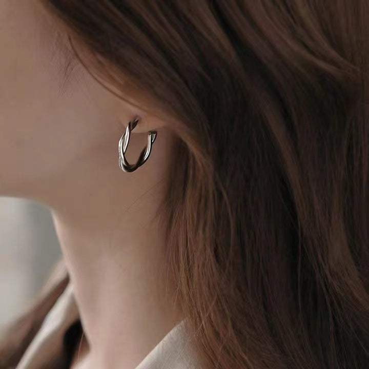Twist Hoop Earrings