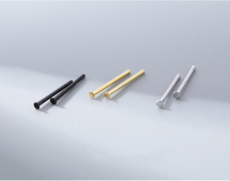 Small Disc Studs Earrings