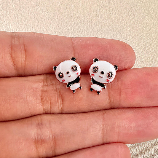 Little Panda Studs Earrings
