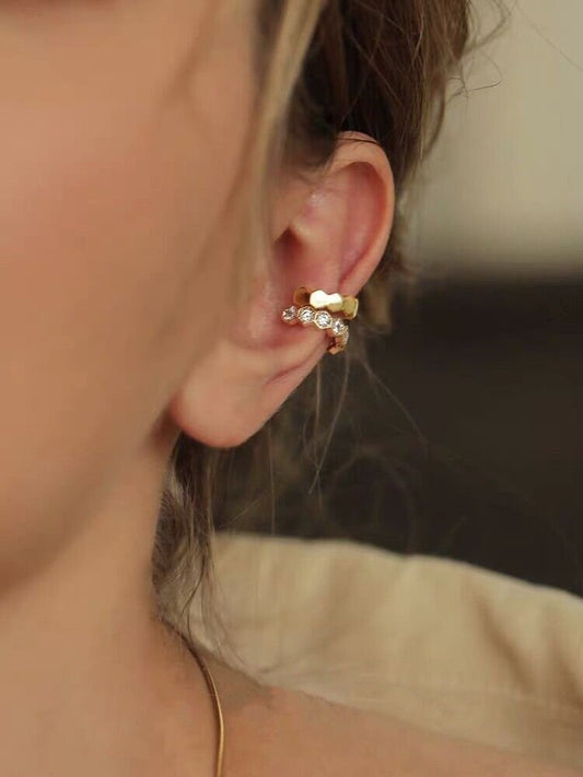 Ear cuff| Ear cuff earrings| Gold ear cuff| Ear cuff no piercing