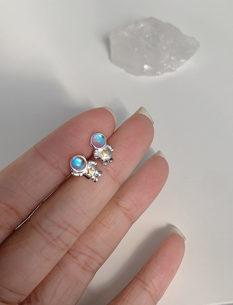 Astronaut Stud Earrings
