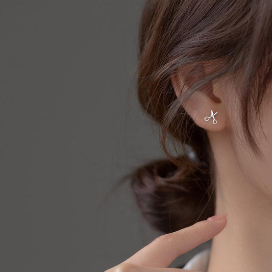 Scissors Stud Earrings