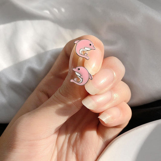 Dolphin earrings| Dolphins earrings| Silver dolphin earrings