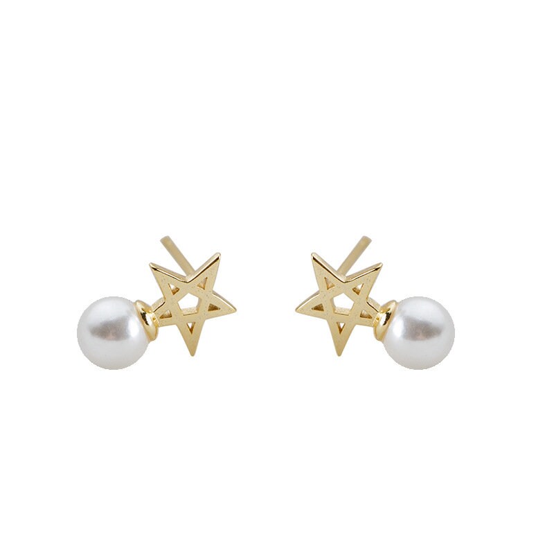 Star Pearl Earrings
