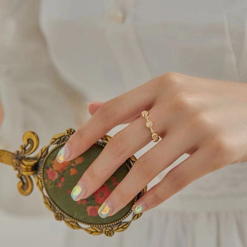 Cats Eye Adjustable Ring