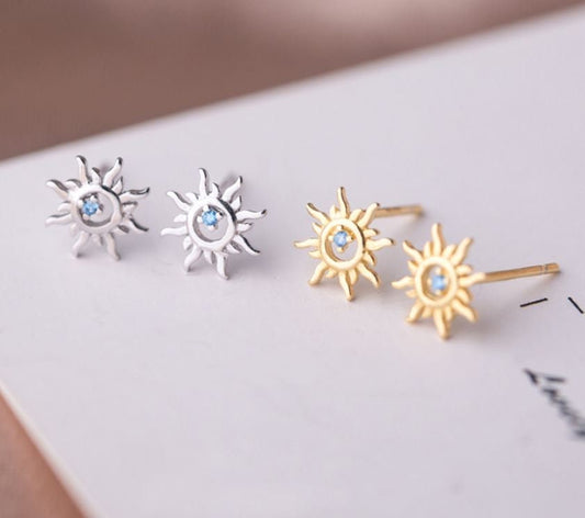 Sunburst Stud Earrings