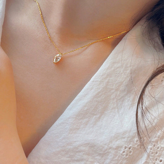 Marquise Diamond CZ Necklace
