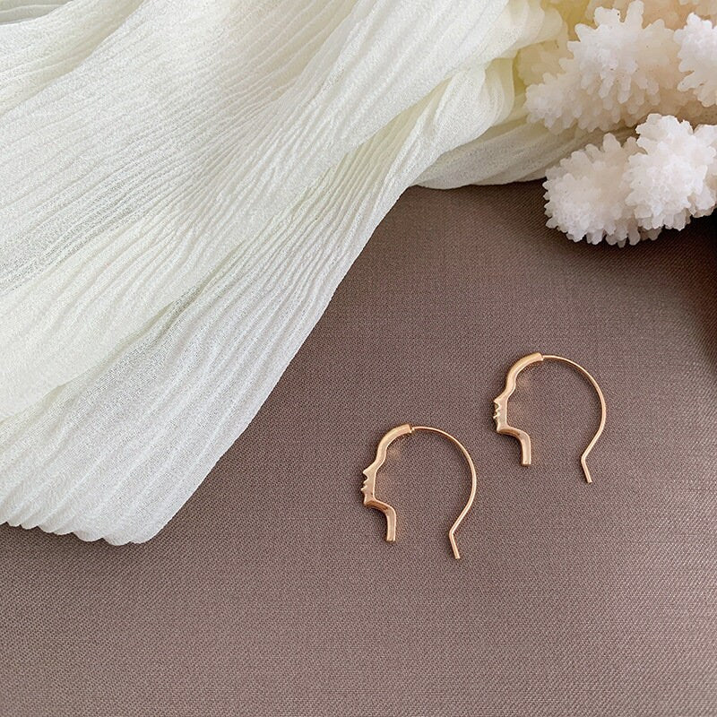 Face Hook Earrings