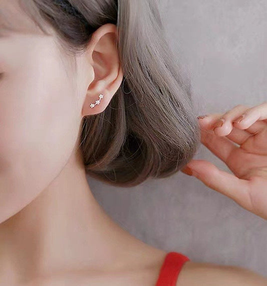 Rose Flower Stud Earrings