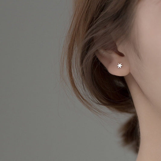 Extra Small Sunburst Studs Earrings