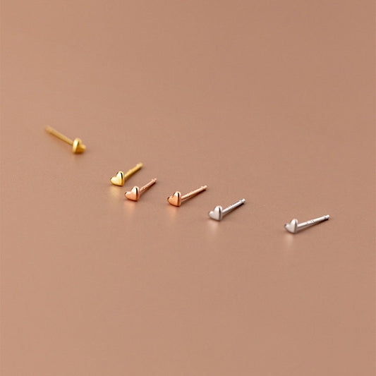 Heart Stud Earrings