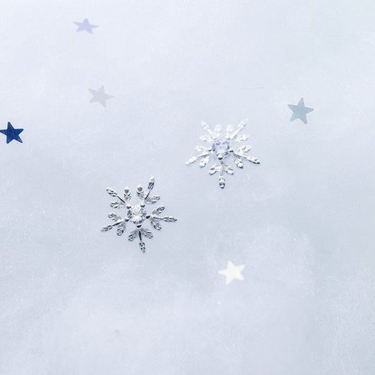 Snowflake Stud Earrings