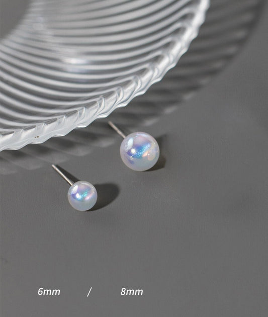 Pearl Ball Earring