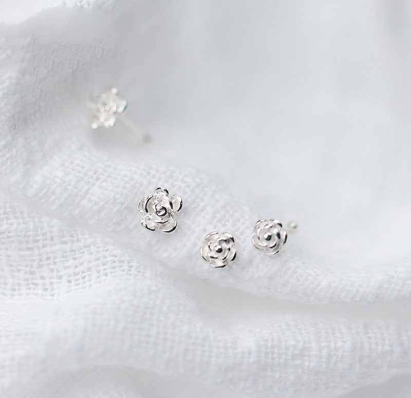 Nose Piercing Flower Stud Earrings