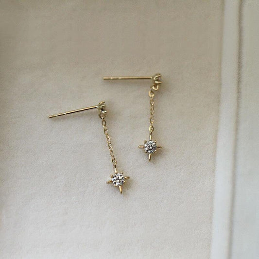 North Star Drop Earrings