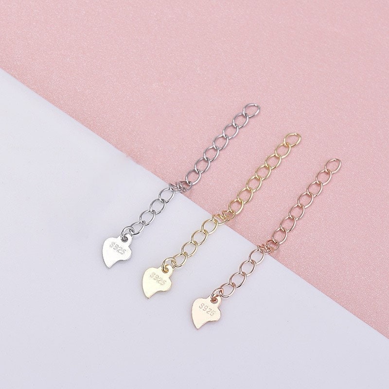 Sterling Silver Chain Extension, Gold Chain Extension, Necklace/Bracelet Extension, Silver Extension, DIY/Custom Extension Chain, ET01